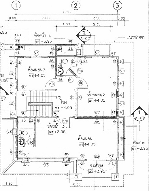 Thai House Plans - 3 Bedroom Nice House - TeakDoor.com - The ...