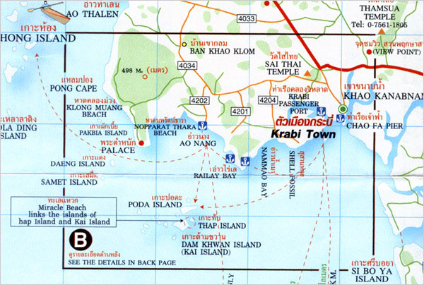 Krabi-Maps - TeakDoor.com - The Thailand Forum