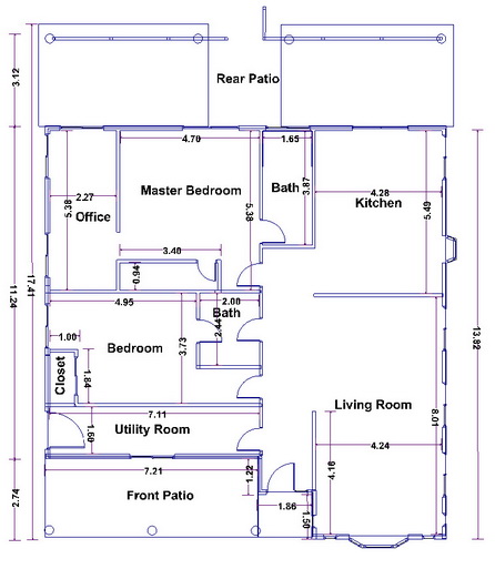 Floor Plans With Dimensions In Meters | Review Home Decor