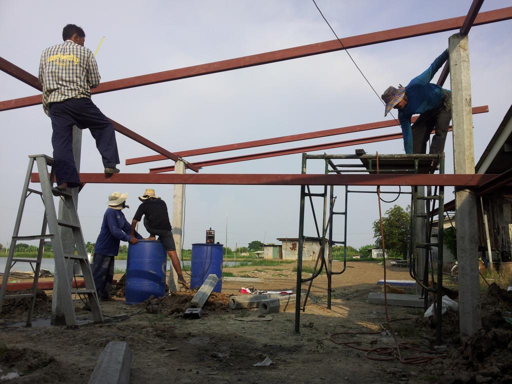 Thai style building:- Carport - do it yourself - and CHEAP-still-working-jpg