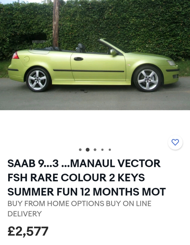 Summer fun car! You decide! Jag, Audi or Saab???-20220404_170641-jpg