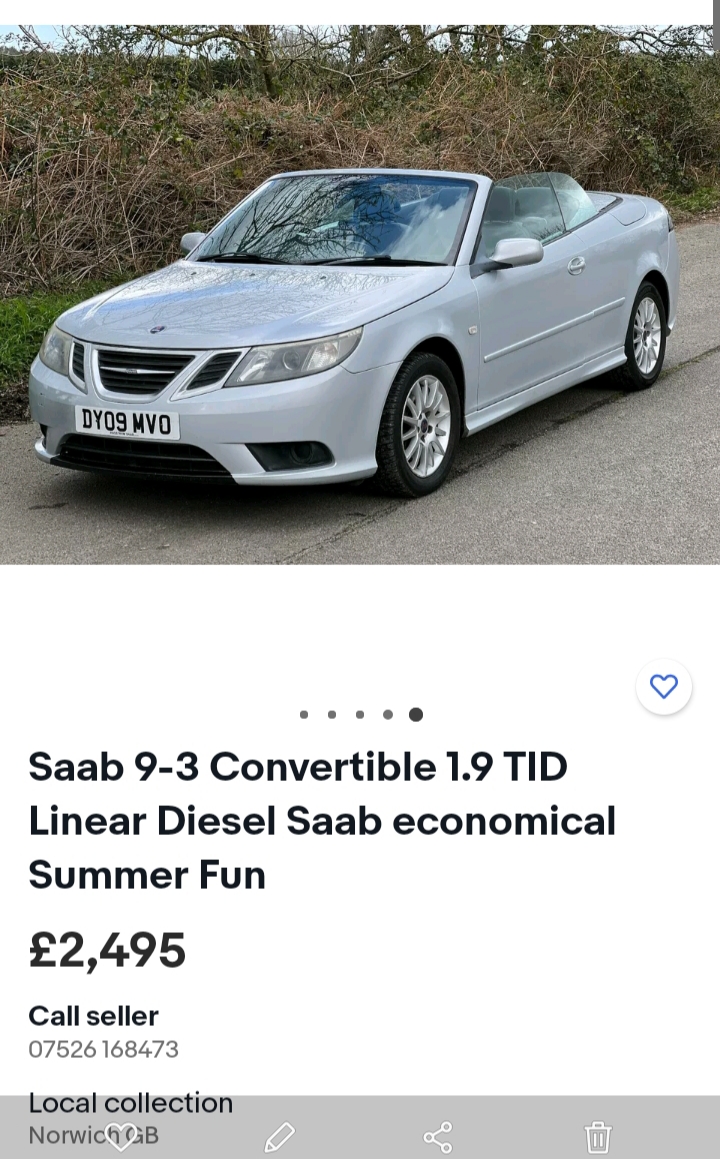 Summer fun car! You decide! Jag, Audi or Saab???-20220405_220051-jpg