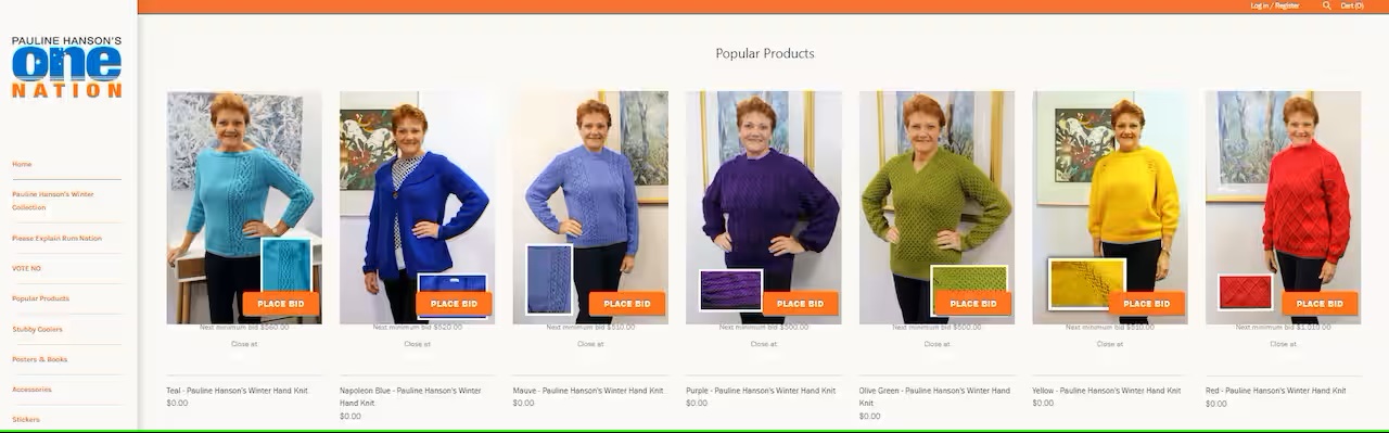 Keeping tabs on Australia&quot;s newly elected Government-hanson-sweaters-jpg