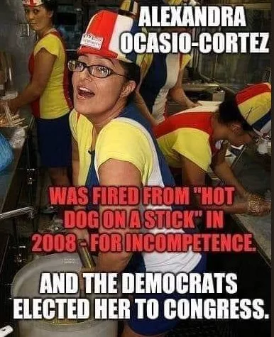 AOC derangement syndrome is real.-trumpanzeesareretarded-png