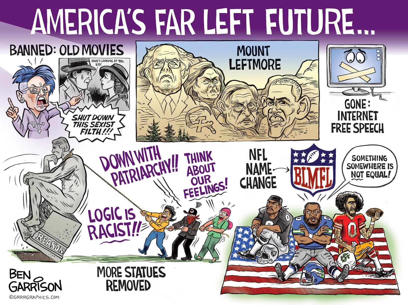 Political cartoons - the 'funny' pics thread.-far_left_loonies_ben_garrison-jpg