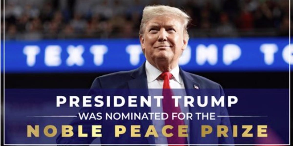 2020 US Presidential Race-trump-campaign-misrepresentsnobel-peace-prize-fundraising