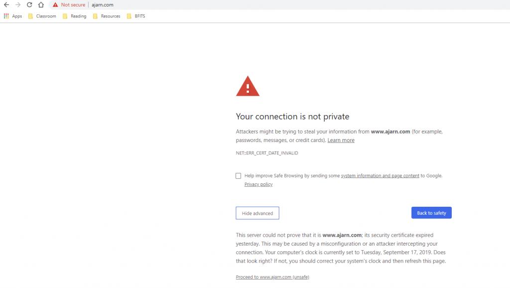 Is Ajarn.com having security problems?-ajarn-jpg