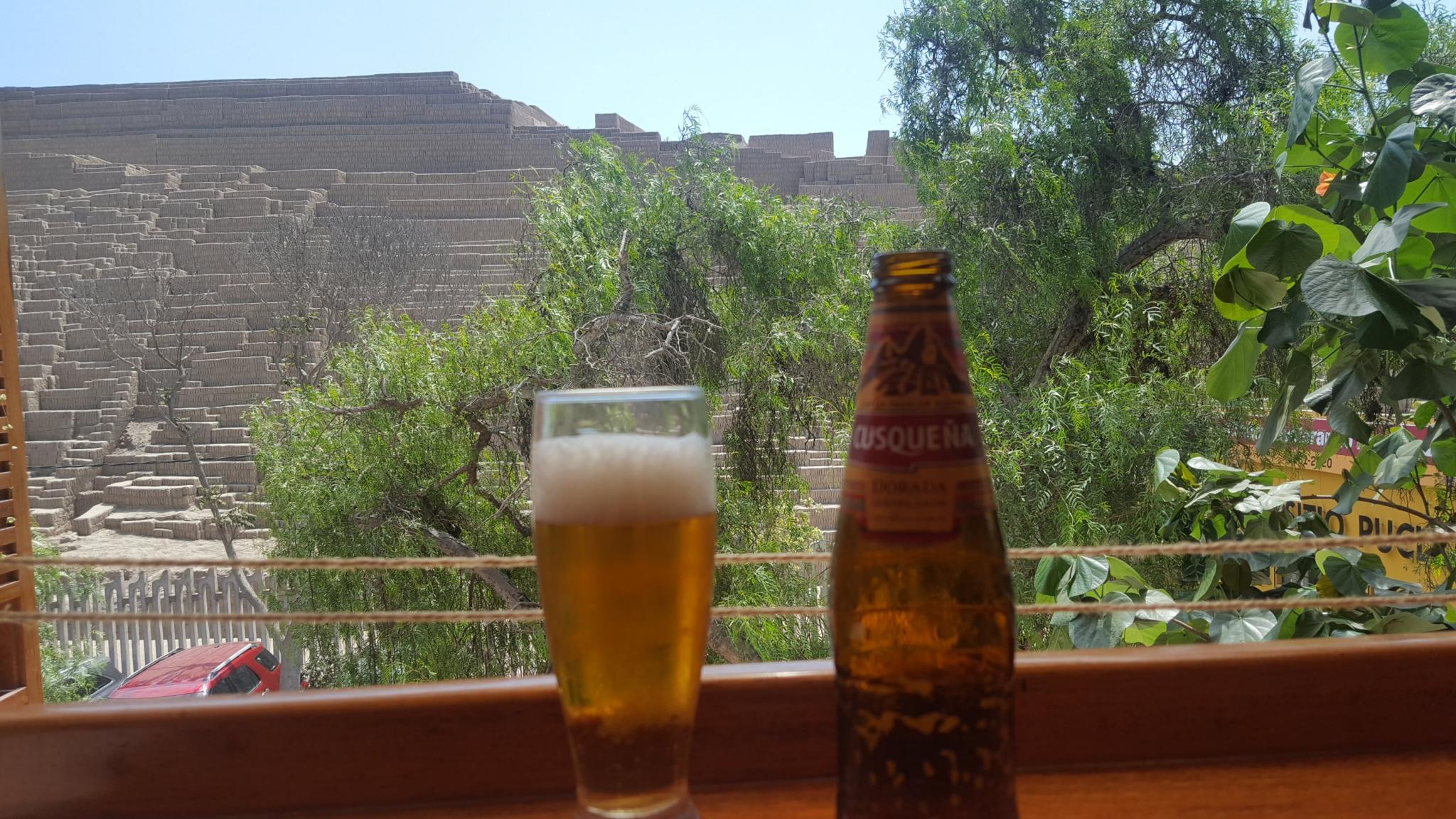Peru: Lima, Cusco and Machu Picchu-lima-ruins-beer-jpg