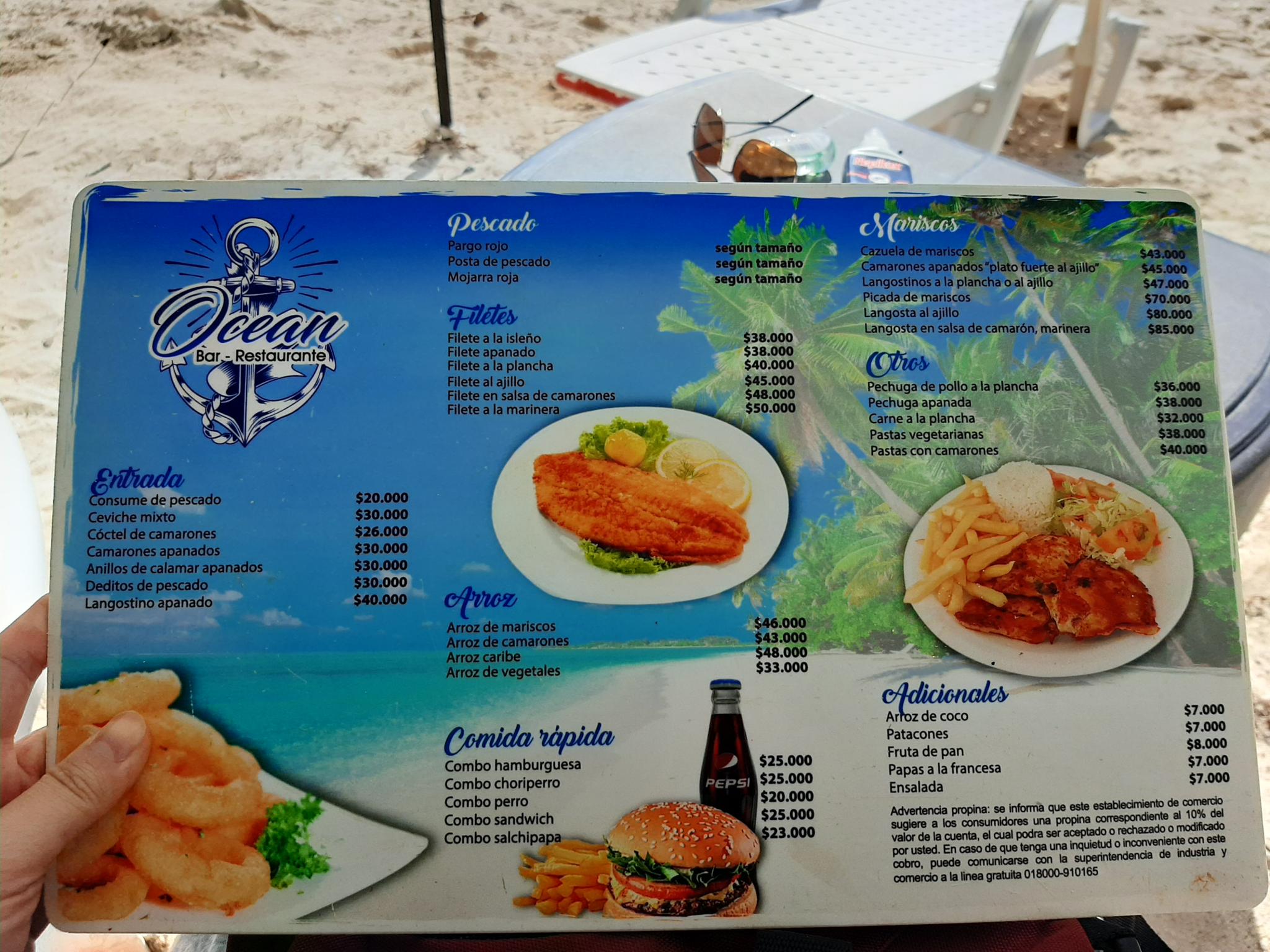 Notes from a small island-menu-jpg
