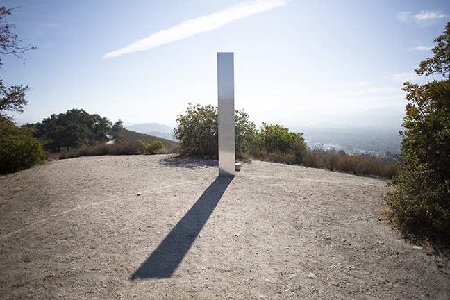 Mysterious 'obelisk' in US desert draws wild theories-2020-pine-mountain-obelisk-3-jpg