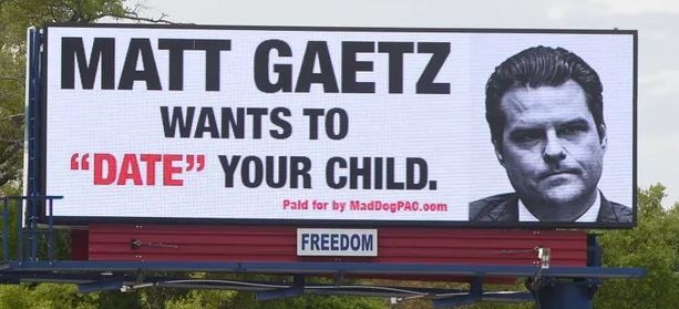 Matt Gaetz (R) under investigation for child sex trafficking .-eynkvehxaau7oik-jpg