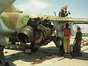 Israel launches attacks in Syria after F-16 crashes-russian-su-25-attack-plane-damaged