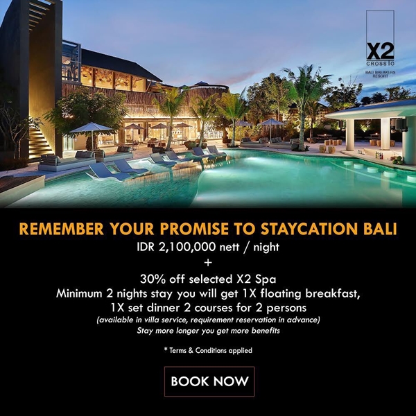 Pay Now, Stay Later Bali Deals.